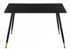 Миниатюра фото обеденная группа woodville миано black / gold 579062 | 220svet.ru