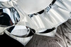 Миниатюра фото подвесной светильник flora medium silver slamp | 220svet.ru