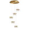 Миниатюра фото подвесной светодиодный светильник odeon light fivre 5032/30l | 220svet.ru