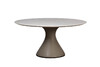 Миниатюра фото стол обеденный круглый мраморный/основание бежевое garda decor 160kd-60090 | 220svet.ru