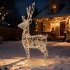 Миниатюра фото светодиодная фигура световой олень 1,6м тепло-белый 24в, ip65 ltc lc-13161 | 220svet.ru