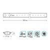 Миниатюра фото модульный светодиодный светильник gauss g 9023533235 | 220svet.ru