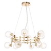 Миниатюра фото подвесная люстра crystal lux luxury sp12 gold | 220svet.ru
