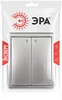 Миниатюра фото выключатель эра эксперт 11-1205-03 двойной с подсветкой ip20 10ах-250в оу алюминий б0063001 | 220svet.ru