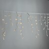 Миниатюра фото гирлянда бахрома 3,1 x 0,5 м тепло-белая 220в, 120 led, провод белый каучук 2,3мм, ip65 ltc eco120-8-2ww | 220svet.ru