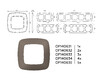 Миниатюра фото рамка 5-постовая ambrella volt omega ecta of140635 | 220svet.ru