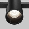Миниатюра фото трековый магнитный светодиодный светильник maytoni alfa tr122-2-7w4k-b | 220svet.ru