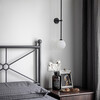 Миниатюра фото настенный светильник imperium loft lines ball 72 black 278411-26 | 220svet.ru
