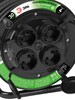 Миниатюра фото удлинитель силовой эра green line kat-kg-2x2.5-30m-ip44 на катушке пластик c крышками 4 розетки 30м кг 2x2.5мм2 ip44 б0072570 | 220svet.ru