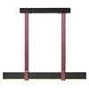 Миниатюра фото подвесной светодиодный светильник odeon light hightech 6629/25l бордовый/черный | 220svet.ru