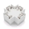 Миниатюра фото коннектор x-образный apeyron 09-29 | 220svet.ru