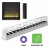Миниатюра фото напольный светодиодный светильник с пультом ду odeon light waterfall 7027/16fl | 220svet.ru