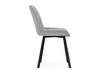 Миниатюра фото стул на металлокаркасе woodville челси светло-серый / черный 632443 | 220svet.ru