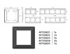 Миниатюра фото рамка 5-постовая ambrella volt alfa line af110805 | 220svet.ru