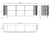 Миниатюра фото комод garda decor 77ip-ch2072 | 220svet.ru