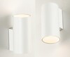 Миниатюра фото настенный светильник italline w1 white | 220svet.ru