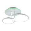 Миниатюра фото потолочная светодиодная люстра profit light 6006/2 wht | 220svet.ru