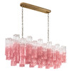 Миниатюра фото подвесной светильник loft it murano 10580/1000r clear pink | 220svet.ru