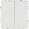 Миниатюра фото выключатель эра galaxy 15-1104-08 двойной 10ах-250в ip20 белый матовый б0070665 | 220svet.ru