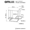 Миниатюра фото подвесная светодиодная люстра с пультом ду citilux дуэт cl719k310 | 220svet.ru