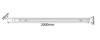 Миниатюра фото шинопровод однофазный с питанием и заглушкой crystal lux clt 0.11 01 l2000 wh | 220svet.ru