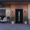 Миниатюра фото уличный настенный светильник novotech matrix 370971 черный | 220svet.ru