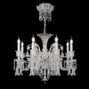 Миниатюра фото подвесная люстра crystal lux versailles sp8 chrome | 220svet.ru