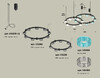 Миниатюра фото подвесной светильник с композитным хрусталем ambrella light diy spot techno ring xr92091300 | 220svet.ru