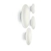 Миниатюра фото потолочный светильник ideal lux smarties pl2 d40 bianco | 220svet.ru