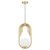 Миниатюра фото подвесной светильник lumina deco zanetti ldp 5522-1 wt+md | 220svet.ru