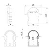 Миниатюра фото заглушка deko-light end cap r-et-02-10 set 2 pcs 979560 | 220svet.ru