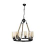 Миниатюра фото подвесная люстра toplight ada tl1634r-06bk | 220svet.ru