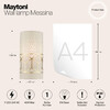 Миниатюра фото настенный светильник maytoni messina h223-wl-01-g | 220svet.ru