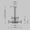 Миниатюра фото подвесная люстра светодиодная maytoni arana mod401pl-l72bs3k | 220svet.ru