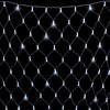 Миниатюра фото светодиодная сеть с колпачком 2 x 2 м белая с мерцанием белого диода 220в, 256 led, провод прозрачный пвх, ip65 ltc ntl256blwcap-10-2w | 220svet.ru