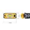 Миниатюра фото фонарь налобный светодиодный эра рабочие практик ga-801 аккумуляторный мощный яркий 4 режима желто-черный б0061089 | 220svet.ru