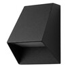 Миниатюра фото уличный настенный светильник uniel ulu-p34a-5w/4000k ip65 black ul-00013623 | 220svet.ru