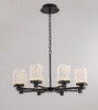 Миниатюра фото подвесная люстра delight collection md25020403-8a1 matt black | 220svet.ru