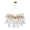 Миниатюра фото подвесная люстра crystal lux reina sp8 d1000 gold pearl | 220svet.ru