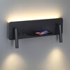 Миниатюра фото настенный ссветодиодный светильник lumion ledio 5683/10wl черный | 220svet.ru