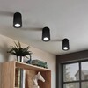 Миниатюра фото потолочный светодиодный светильник loft it tictac 10220 black 4000k | 220svet.ru