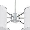 Миниатюра фото потолочная люстра на шатнге lumion suntori 6591/6 хром | 220svet.ru