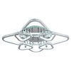Миниатюра фото потолочная светодиодная люстра profit light 8042/4+4 chr | 220svet.ru