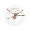 Миниатюра фото тарелка фарфоровая глубокая kintsugi seletti 09622 | 220svet.ru