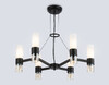 Миниатюра фото подвесная люстра ambrella light heigh light bk lh55104 | 220svet.ru