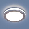 Миниатюра фото встраиваемый светодиодный светильник elektrostandard dskr80 5w 4200k sn сатин/никель 4690389041327 | 220svet.ru