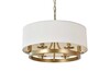 Миниатюра фото подвесная люстра newport 3556/с brass | 220svet.ru