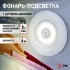 Миниатюра фото светодиодный фонарь подсветка эра sb-804 пушлайт с датчиком движения 3w cob 3хaaa б0054039 | 220svet.ru