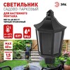 Миниатюра фото садово-парковый светильник эра «ника» нбу 06-60-003 60вт черный прозрачный б0061159 | 220svet.ru