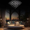 Миниатюра фото подвесная светодиодная люстра loft it mira 10259/800 silver asfour | 220svet.ru